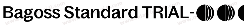 Bagoss Standard TRIAL字体转换